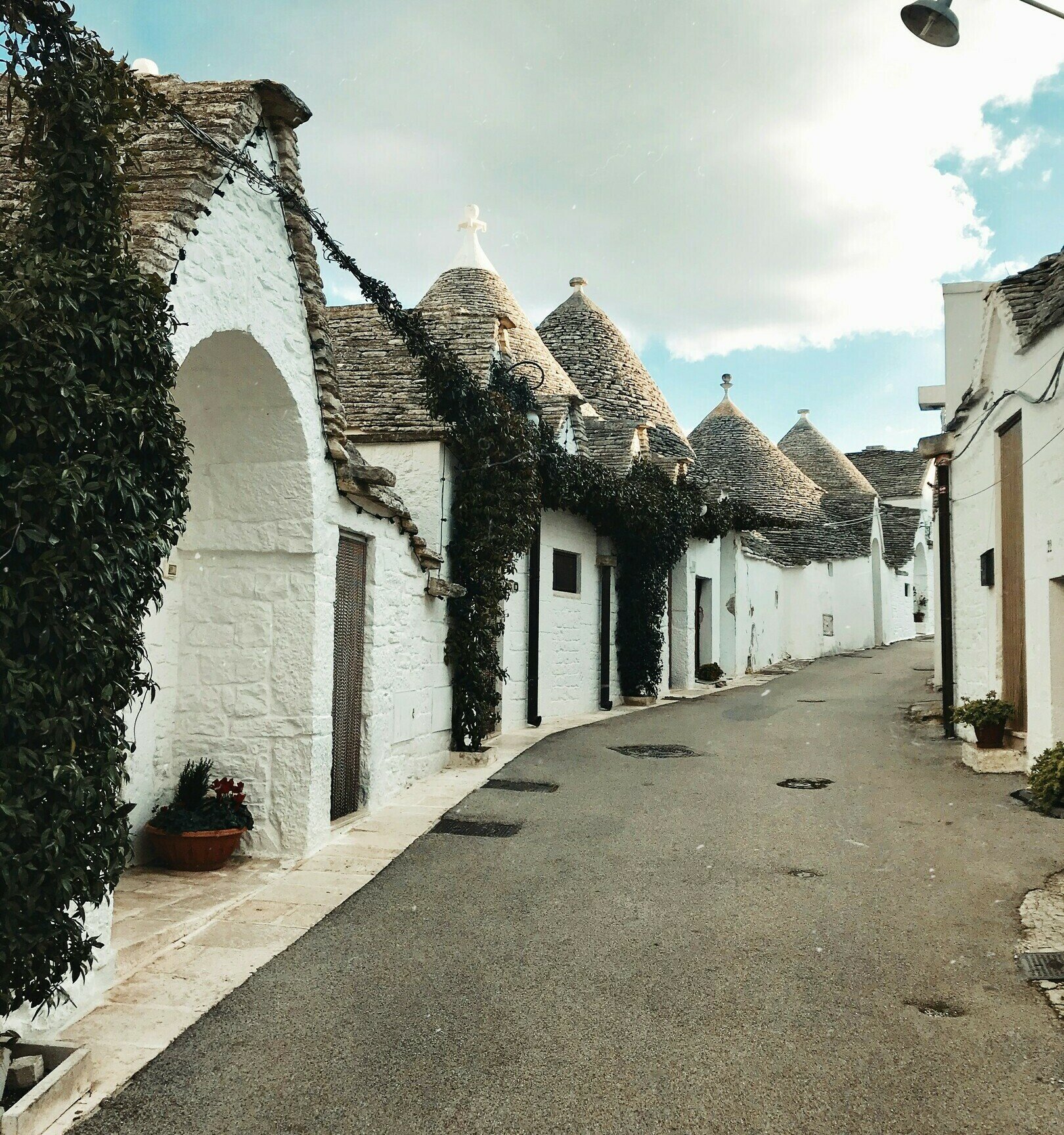 Typische Steinhäuser im Alberobello