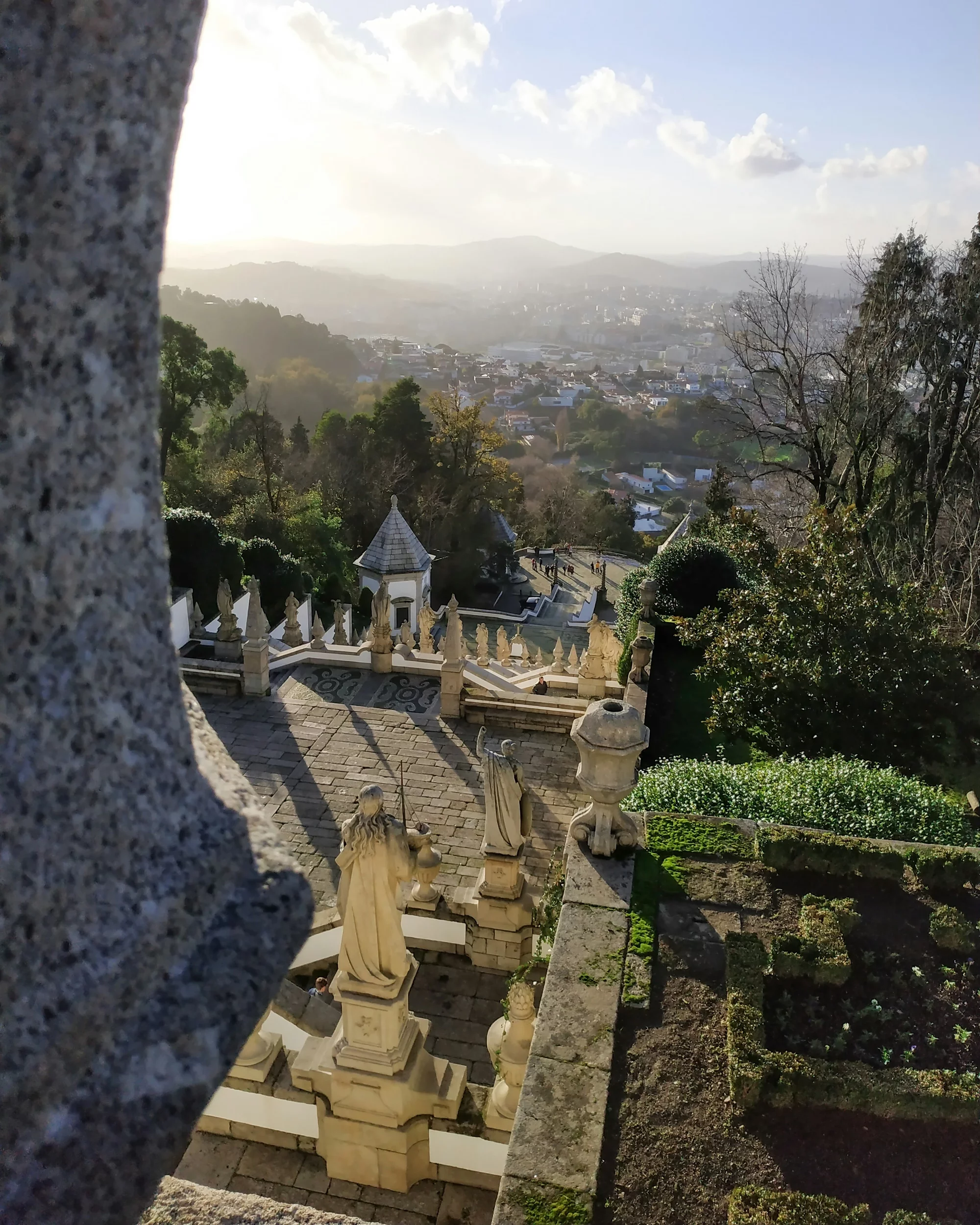 Braga vom Wahrzeichen Bom Jesus Do Monte 