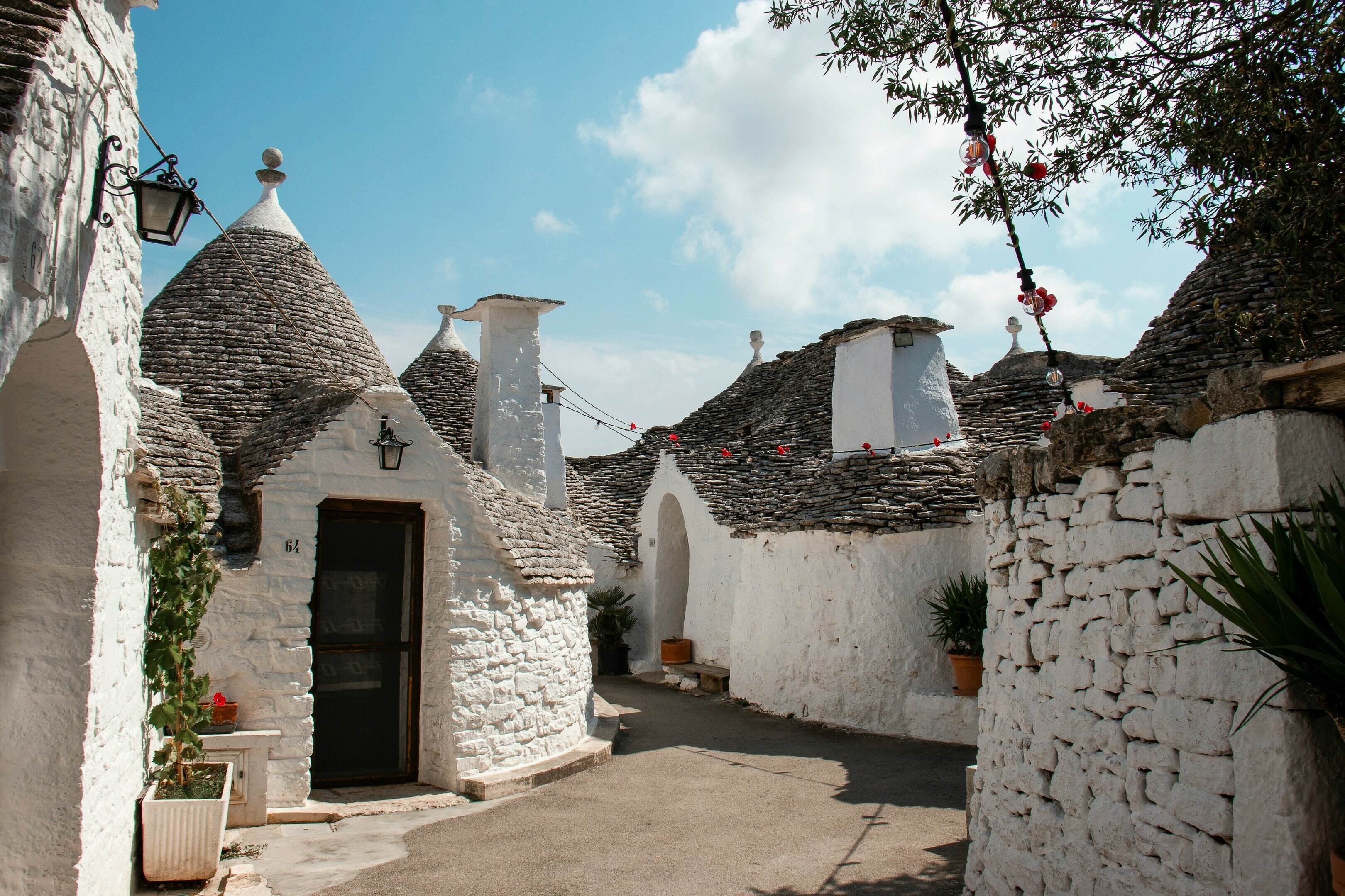 Typische Häuser im Alberobello