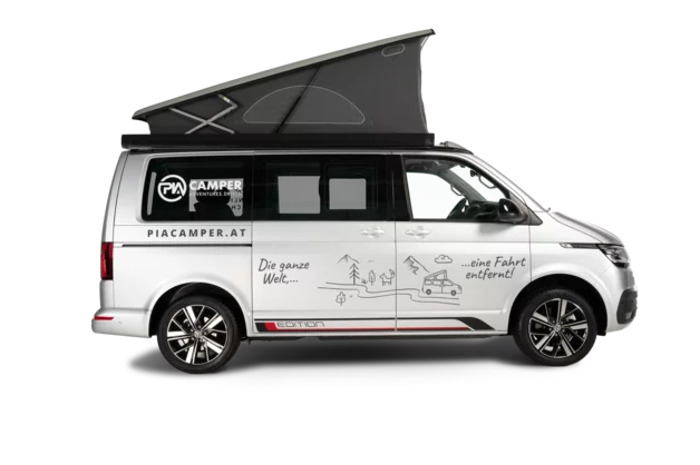 VW California Beach Camper incl. Rear-Kitchen